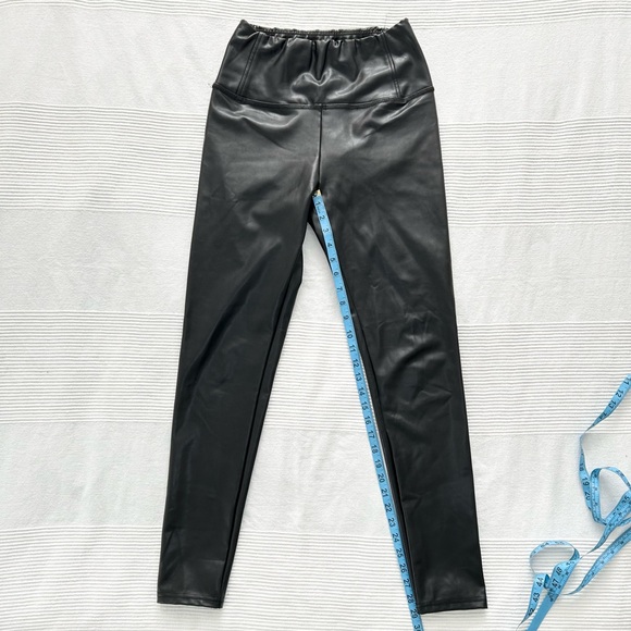 Design Lab High Waist Faux Leather Leggings - Picture 7 of 14
